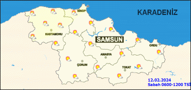 Samsun Hava Durumu: Havza Ve Vezirköprü'de Sis Etkili Olacak! (12 Şubat ...