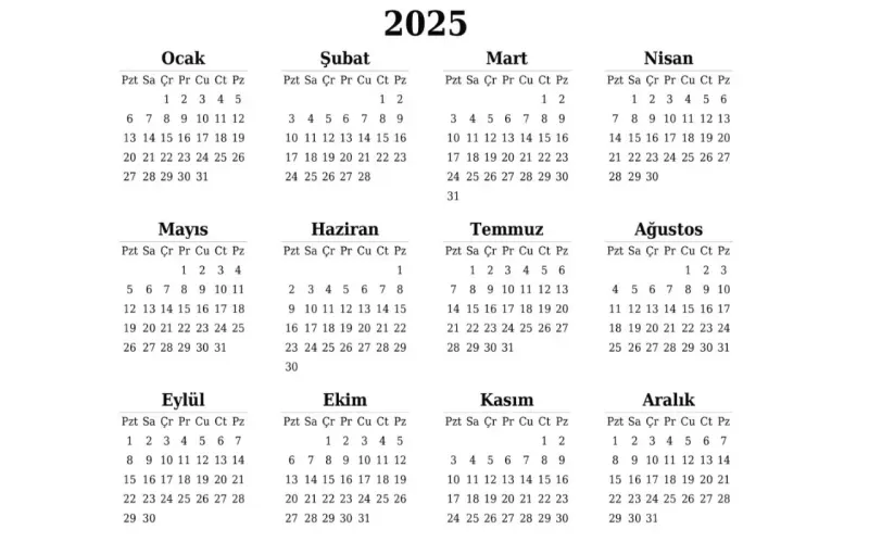 Tatile doyacaksınız! 2025 yılı resmi tatilleri belli oldu: Kurban Bayramı tatili kaç gün?