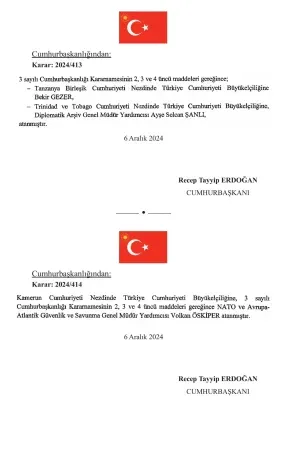 Son Dakika! Birçok kurumda görevden alma ve atamalar